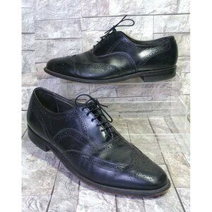 O'Sullivan Executive Imperials Black Leather Dress Shoes Casual Men's 13D VTG